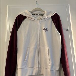 Victoria's Secret Pink Zip Up Hoodie, Size L